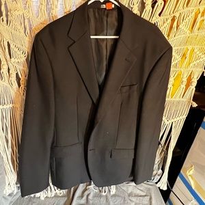 ST. MARTIN BLACK MENS SPORT COAT JACKET